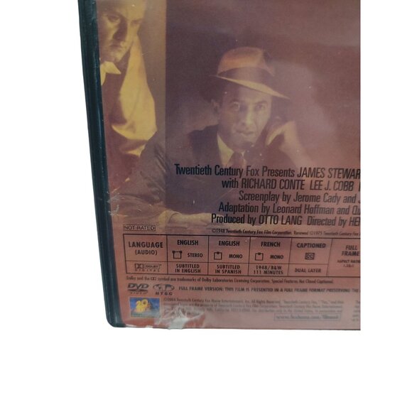 Vntg 2004 James Stewart In Call Northside 777 DVD 20th Century Fox Film Movie - Picture 5 of 6